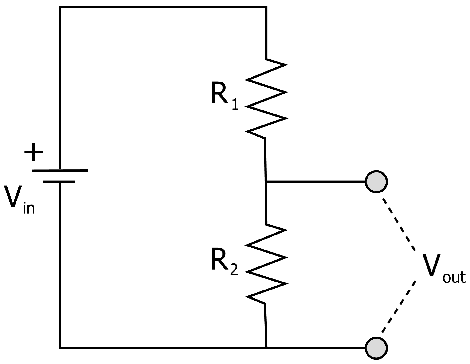 Voltage Divider Schematic